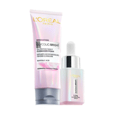 Loreal Bright & Plump Skin Facewash & Serum Pack
